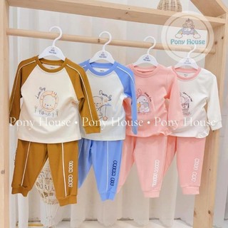 Bộ dài tay nỉ dày vừa bé trai dokma 9-36m mã db1880, db1927