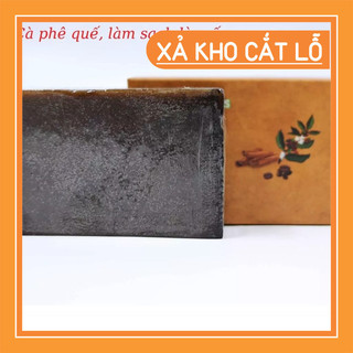Xà bông cà phê quế HTX Sinh Dược 100g, xà phòng thảo dược thiên nhiên