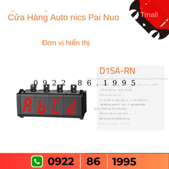 Autonics bên chỉ ra D1SC-N D1SA-RN D1SA-GN D1AA-RN/GN