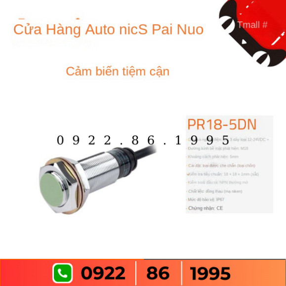 PR18-5DP-5DN2-5DP2 PR18-5DN Touch Tiệm Cận Autonics