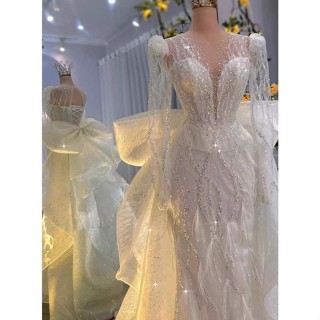   Luxury   Váy cưới cao cấp váy lễ đường chụp ảnh cưới hot nhất H01 