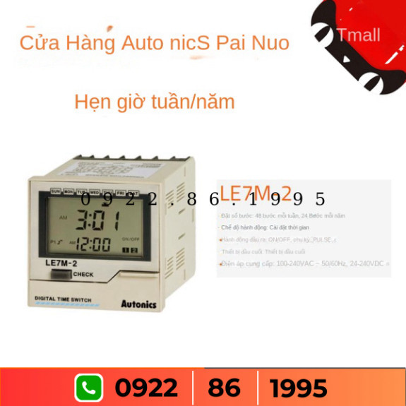 Hẹn Giờ Tuần/Năm Của Autonics LE7M-2B