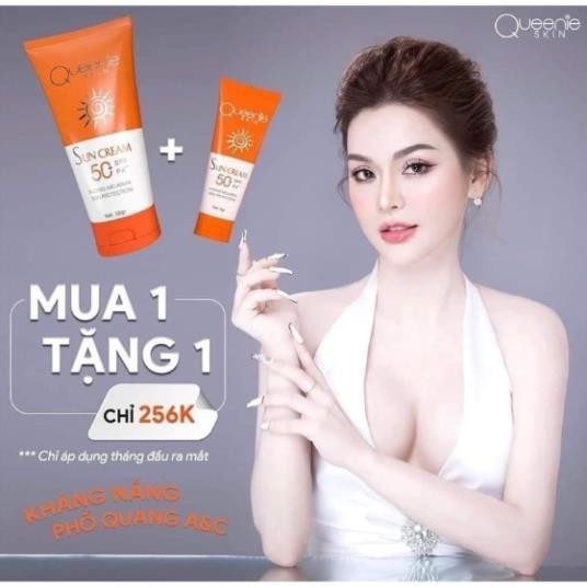 [Tặng 5 Nạ Lô Hội] Kem Chống Nắng Queenie Skin Chính Hãng - Kem Kháng Nắng Lý Hóa Queenie Skin