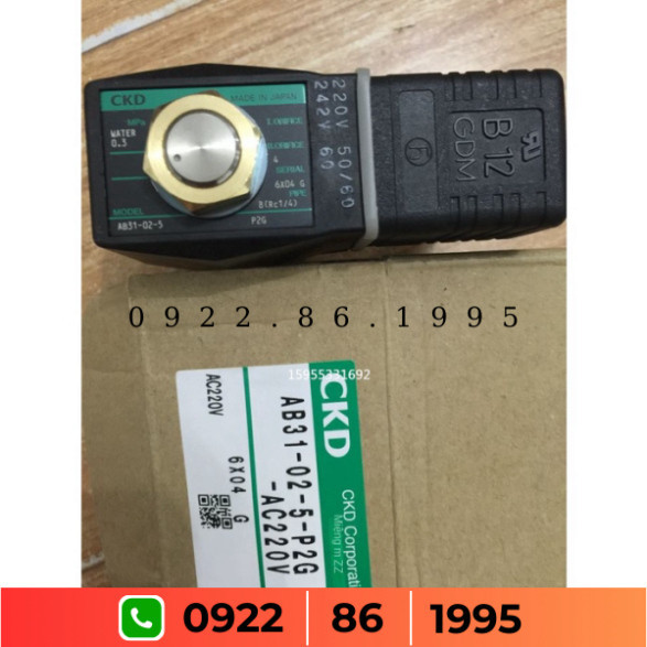 Van  Từ Ckd AB41-03-1-02E-DC24V AB41-03-2-02E-DC24V AB41-03-3-02E-DC24V AB41-03-4-02E-DC24V AB41-03-