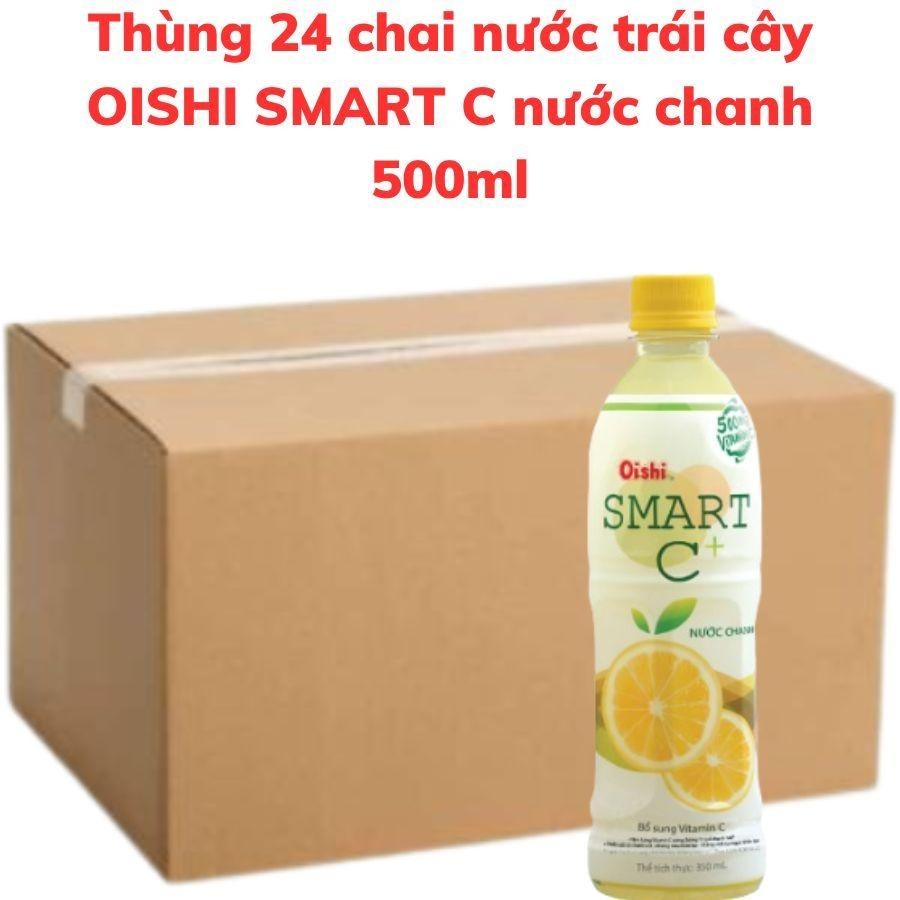 Nước trái cây OISHI SMART C vị chanh chai 500ml