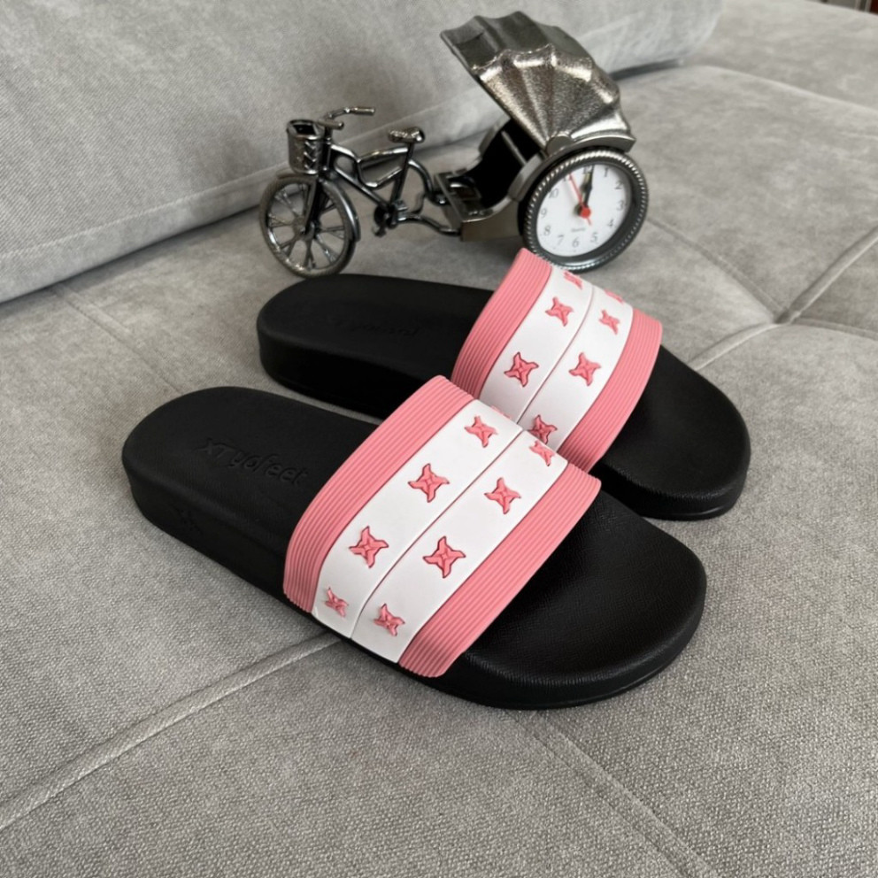 Dép lê nam nữ quai ngang dép LOGO XT YOFEET hot trend