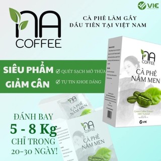 Cà phê giảm cân, cà phê nấm men giảm cân làm gầy , thải mỡ ,giảm cân , na coffee , vic organic hộp 12 gói