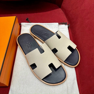 Dép chữ H quai ngang (CAM KẾT BẢO HÀNH 1 ĐỔI 1 NẾU DÉP LỖI), boy phố, da bò nguyên tấm cho nam và nữ  Hottrend 2024