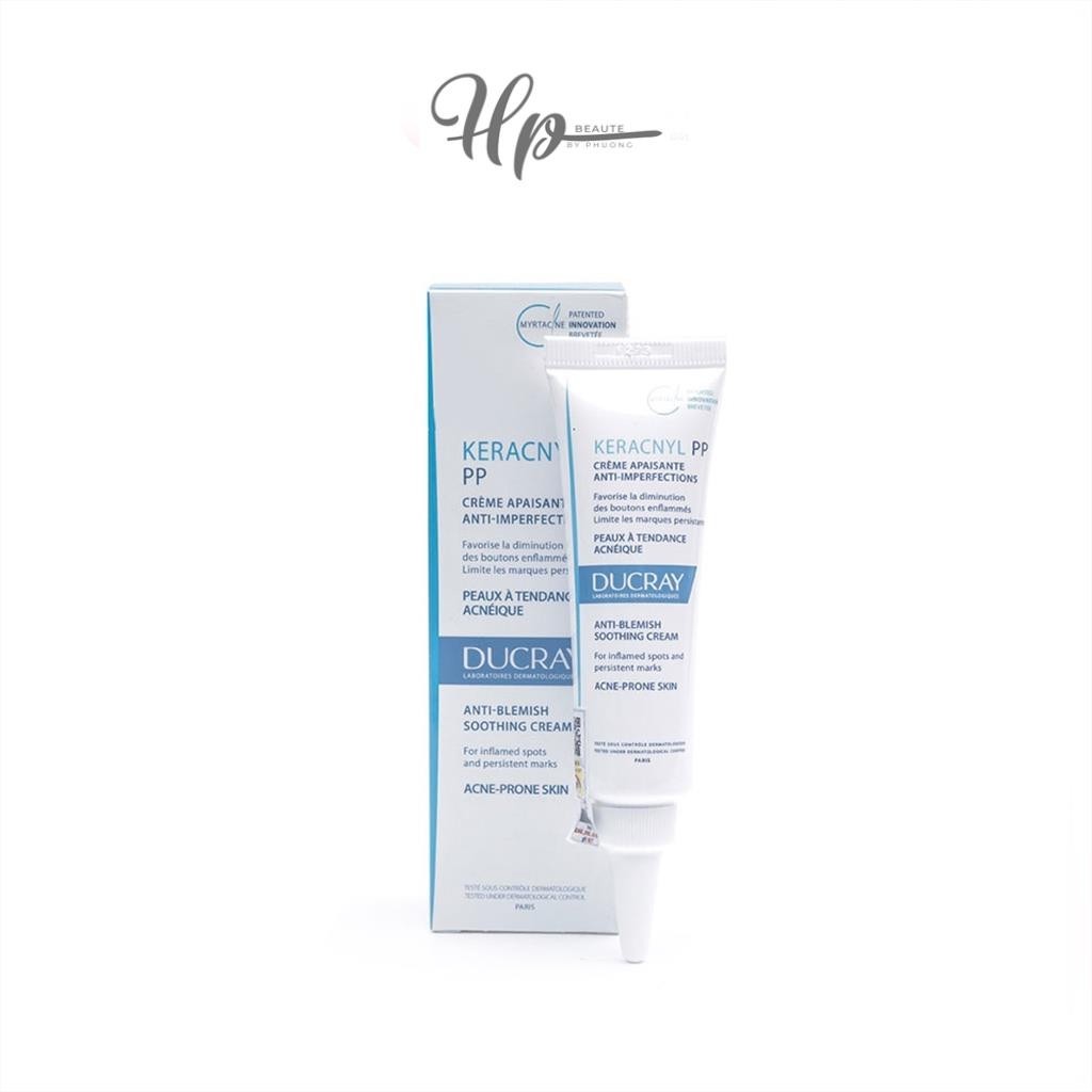 Kem Dưỡng Cân Bằng Dầu Và Giảm Mụn Ducray Keracnyl PP 30ml