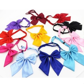 Nơ đeo cổ nữ sinh viên học sinh Nhật Bản đồng phục công sở vải lụa đủ màu