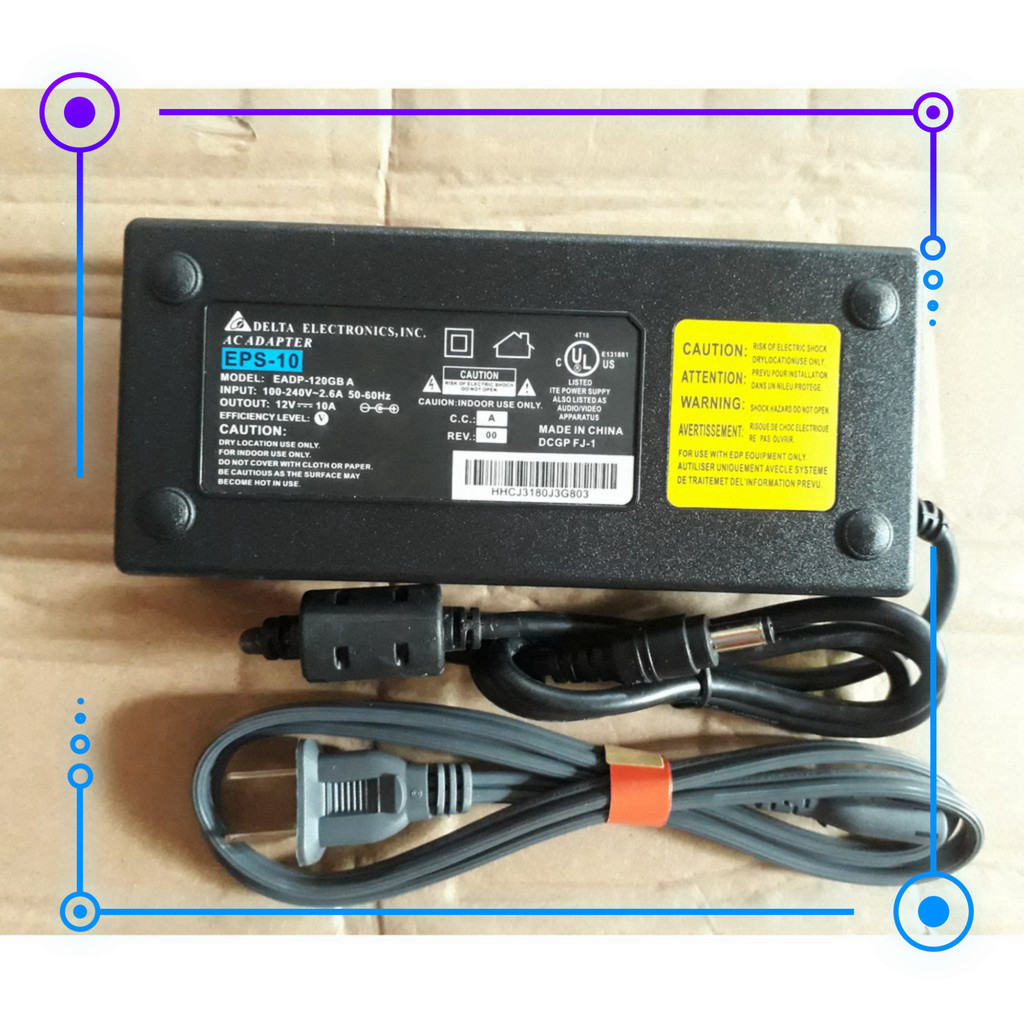 Nguồn Delta 12V10A, 12V 10A, 12V-10A EPS – 10 hàng hãng