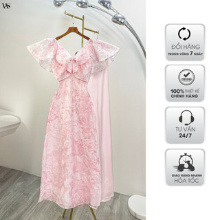 Áo dài nữ VANANHSCARLET oganza kèm quần AD9-F10FE92