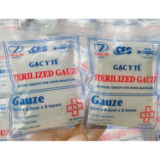 Gạc y tế tiệt trùng - 5x6.5cm