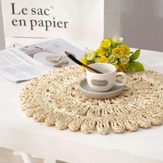 Thảm Ngô, Thảm cói đan tay kích thước 26cm- 30cm-35cm- phụ kiện lót bình hoa siêu xinh