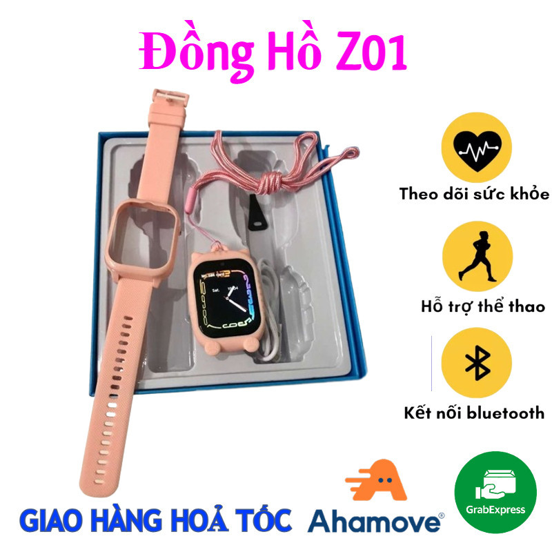 Đồng Hồ Trẻ Em Z01 Trò Chuyện 2 Chiều Định Vị Thông Minh, Hỗ Trợ Chống Nước, Kiểu Dáng Cực Đẹp. Bảo 