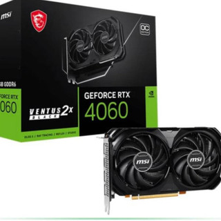 Vga msi geforce rtx 4060 ventus 2x black 8g oc gddr6