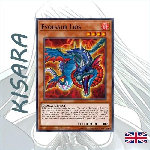 Bài lẻ Yugioh Evolsaur Lios - DUNE-EN018 - Common 1st Edition
