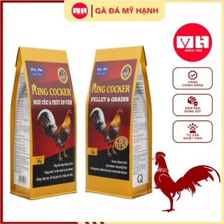 Ngũ cốc & thức ăn viên dùng cho gà đá king cocker - pellet & grains