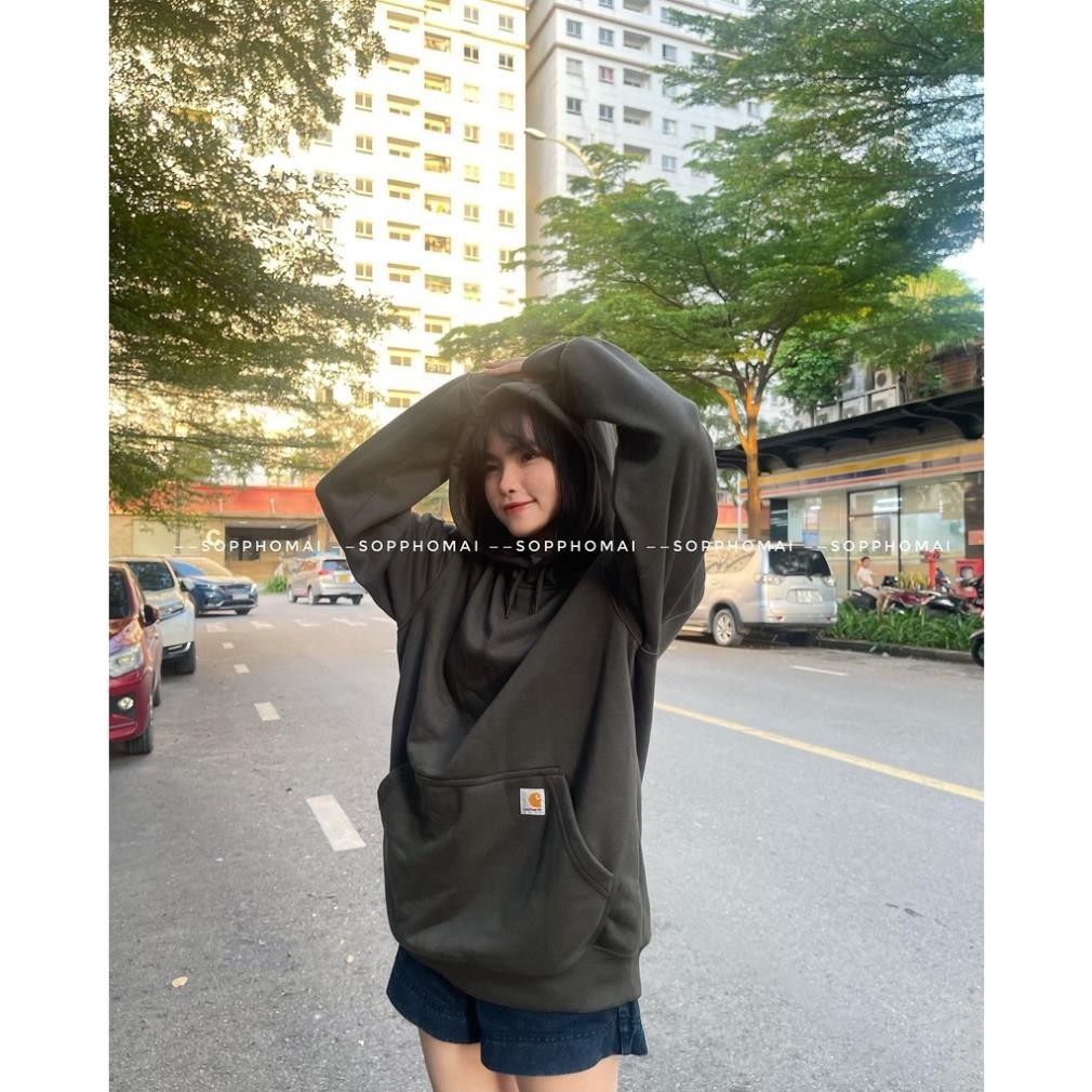 Áo hoodie CARHARTT màu Peat || Chính hãng || vải dầy đẹp|| KHÔNG PHẢI 2Hand