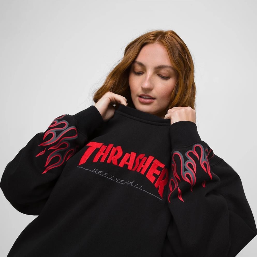Áo sweater tay dài VANS X THRASHER