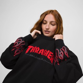 Áo sweater tay dài vans x thrasher