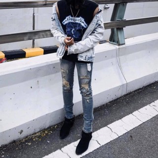 Quần jeans private rampage xanh