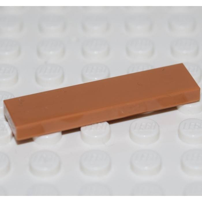 [1 Cái] LEGO Tấm Lát Nền Phẳng Trơn 1x4, Kích Thước 0,8 x 3,2 x 0,32 cm, Màu Nougat Đậm Vừa ID 61029