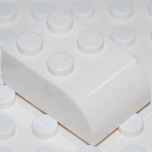 [1 Cái] LEGO Gạch Yên Ngựa 3x2x1 Màu Trắng ID 621501 6215