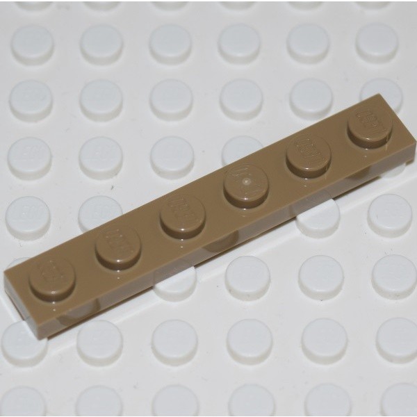 [1 Cái] LEGO Tấm Đế 1x6 Vàng Cát Đậm ID 6015424 3666