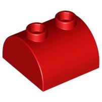 [1 Cái] LEGO Gạch Cung 2x2x1 Đỏ Với 2 Nút ID 4521852