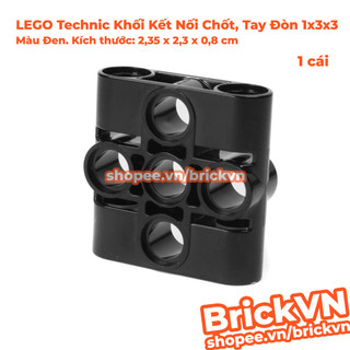 Lego technic khối kết nối chốt, thanh đòn 1x3x3, màu đen id 6265644 39793