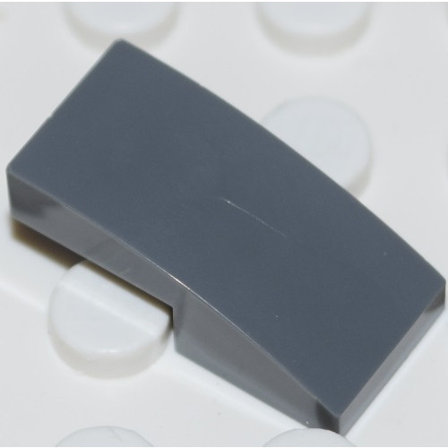 [2 Cái] LEGO Miếng Cung 1x2x2/3 Xám Đậm ID 6029948 11477