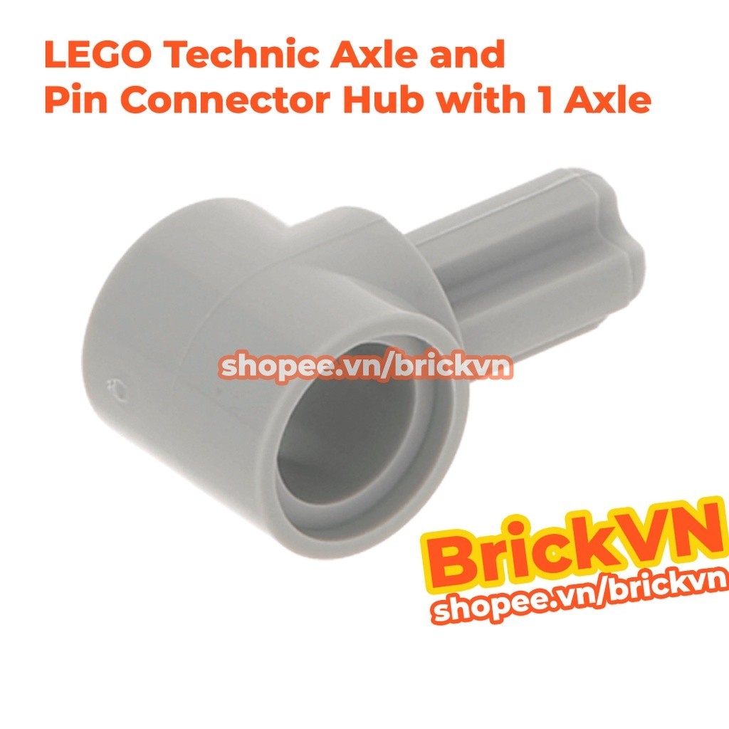 1x LEGO Light Bluish Gray Technic, Axle and P/i/n Connector Hub with 1 Axle  ID 6123815 22961
