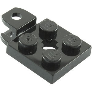 [1 Cái] LEGO Tấm Đế Đen 2x2 Với Đầu Khớp Nối Cầu, Màu Đen ID 6273226 42478