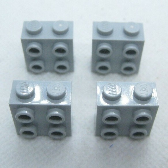 [4 Viên] LEGO Gạch 1x2x1 2/3 Xám Nhạt ID 6123809 22885