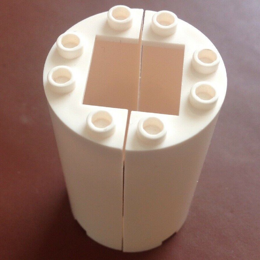 [2 Cái] LEGO Mảnh Nửa Trụ Tròn 2x4x5 Với 1x2 Cắt Bỏ ID 6246885 35313