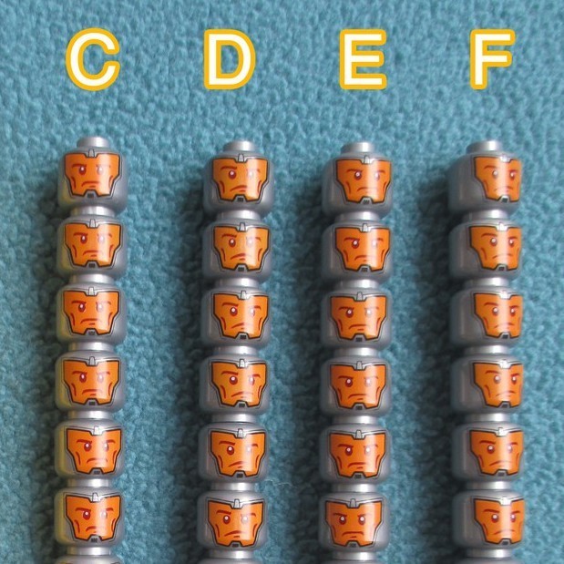 [1 Cái] LEGO Đầu Hiệp Sĩ Nexo Knights, Hàng Đan Mạch