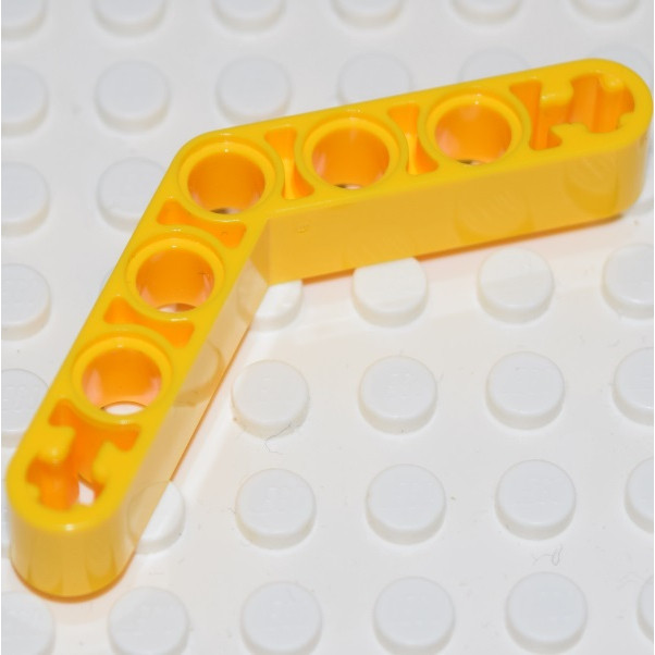 [1 Cái] LEGO Technic Thanh Đòn Dầy Gấp Khúc 1x7 (4 - 4), Màu Vàng ID 4500485 32348