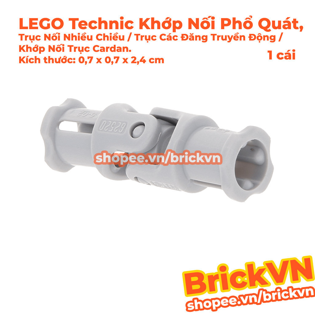 [1 Cái] LEGO Technic Khớp Nối Phổ Quát, Trục Nối Nhiều Chiều, Trục Các Đăng Truyền Động ID 6335279 6