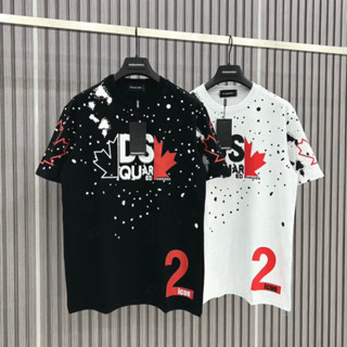 Áo T-shit Dsquared2 DSQ2 Icon viền cổ LA on web chất cotton cao cấp 100%. Hot Trend 2023