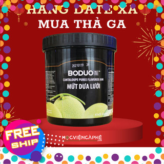 Mứt dưa lưới Boduo hũ 1,3kg pha chế đồ uống