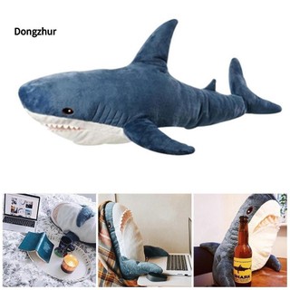 Dongzhur 45cm / 60cm Hoạt Hình Dễ Thương Cá Mập Nhồi Bông Búp Bê Cá Mập Lớn Đồ Chơi Sang Trọng