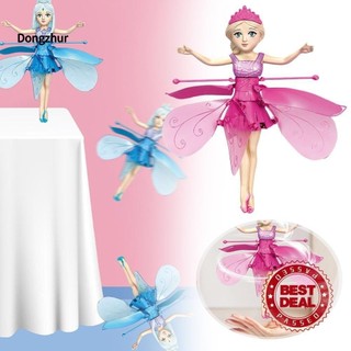 Dongzhur Hoạt Hình Công Chúa Cảm Ứng Bay Búp Bê Cảm Biến Cử Chỉ Máy Bay Đồ Chơi Nổi X0P7