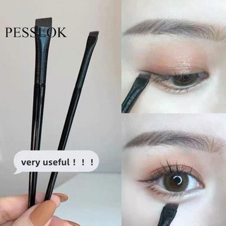 PESSLOK   Cọ Trang Điểm Mắt / Lông Mày Hai Công Dụng Góc Nhỏ b0v3