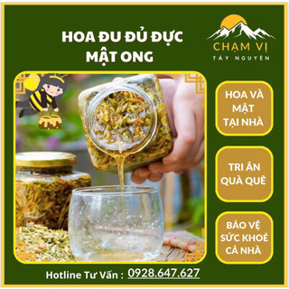 Hoa đu đủ đực tươi ngâm mật ong - tiệm phố núi