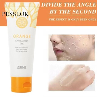 PESSLOK   50 gram Orange tẩy tế bào chết gel mặt sâu làm sạch lỗ chân lông làm trắng cơ thể chà