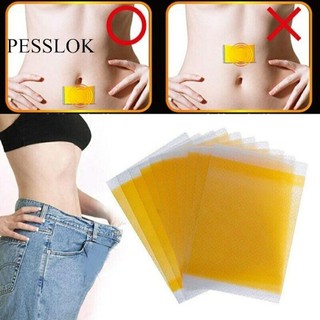 PESSLOK   Miếng dán rốn giảm cân màu vàng kiểu cách độc đáo mới