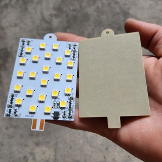 bảng đèn led trắng vàng 12v ~5w