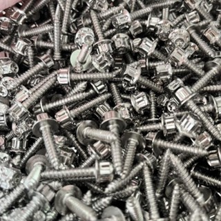 [SALE] Ốc 5li23 răng xoắn gắn bô e/ Pô Air Vario AB,Click, SH, Vision... inox304  - DIAMOND SALAYA