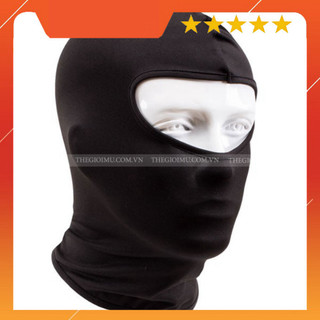 Khăn trùm đầu ninja đen full siêu co dãn